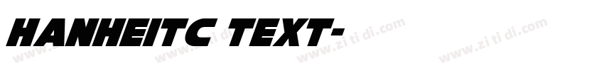 HanHeiTC Text字体转换
